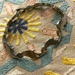 VINTAGE STERLING SILVER DOLPHINS BRACELET 925